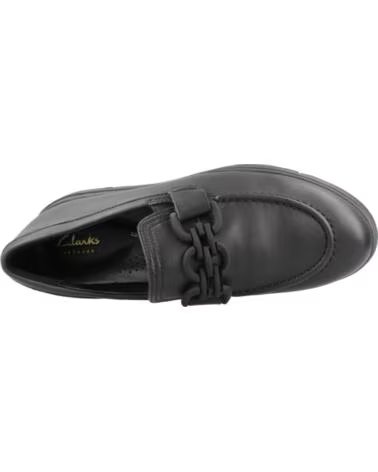 CLARKS MOCASSINS PARA MULHER MODELO 26179806C EM PRETO BLACK