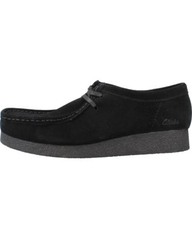 CLARKS MOCASINES PARA MUJER EN ANTE NEGRO BLACK