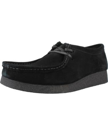 CLARKS MOCASINES PARA MUJER EN ANTE NEGRO BLACK