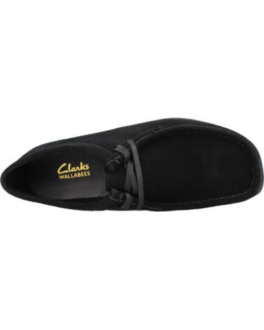 CLARKS MOCASINES PARA MUJER EN ANTE NEGRO BLACK