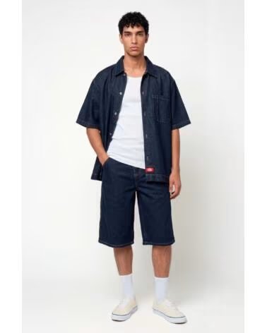 Inizio-DICKIES-CAMISA-EN-COLOR-PARA-HOMBRE-AZUL