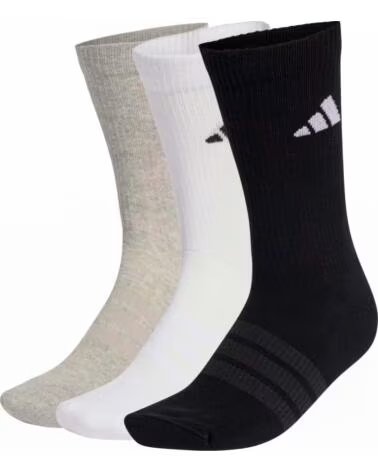 ADIDAS CALCETINES KC9624 UNISEX PACK MULTICOLOR MGREYH-WHITE-BLACK