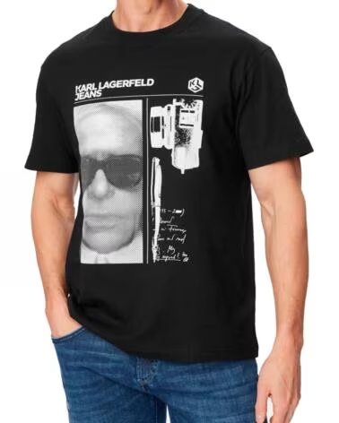 KARL LAGERFELD CAMISETA JEANS B2M17067 NEGRA BLACK