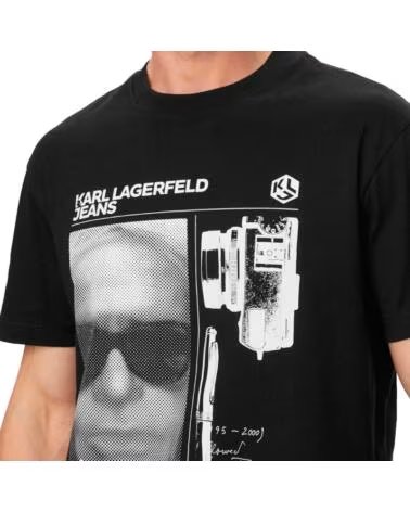 KARL LAGERFELD CAMISETA JEANS B2M17067 NEGRA BLACK