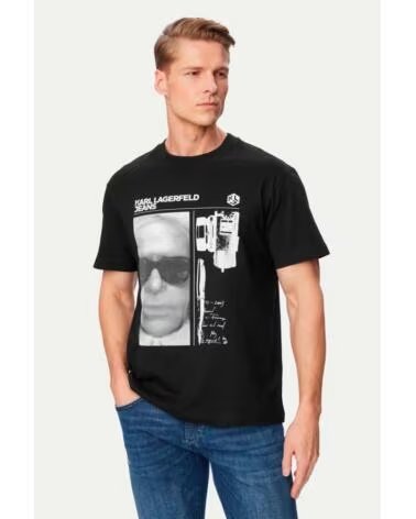 KARL LAGERFELD CAMISETA JEANS B2M17067 NEGRA BLACK