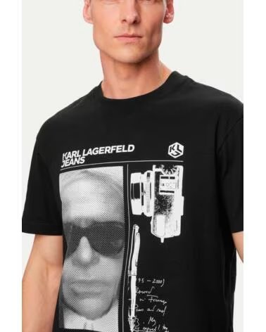 KARL LAGERFELD CAMISETA JEANS B2M17067 NEGRA BLACK