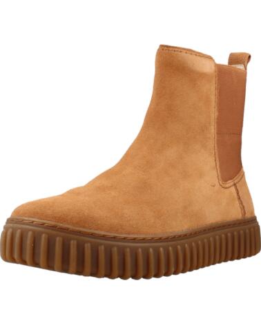 CLARKS BOTINES 26179049C DE ANTE EN COLOR MARRÓN TAN