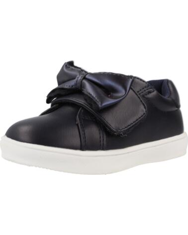CHICCO ZAPATILLAS MODELO 1072129C CON LAZO DECORATIVO AZUL 080