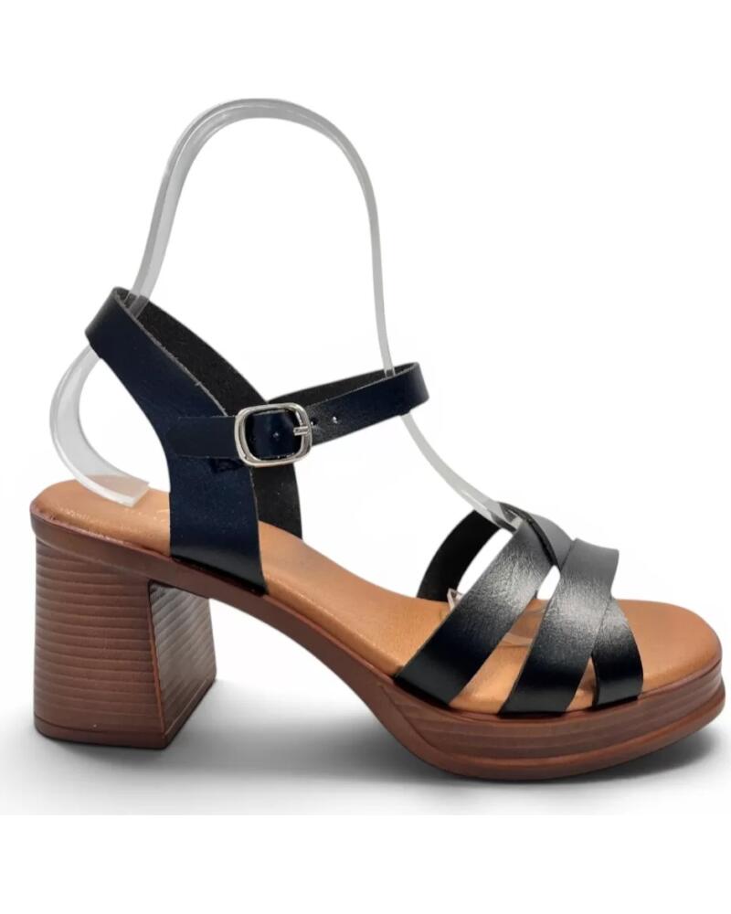 TIMBOS SANDALIA TACON MUJER 133285 NEGRO