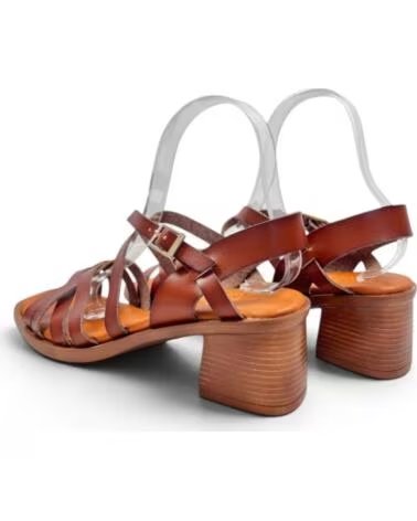 TIMBOS SANDALIA TACON MUJER CAMEL 133302 MARRóN