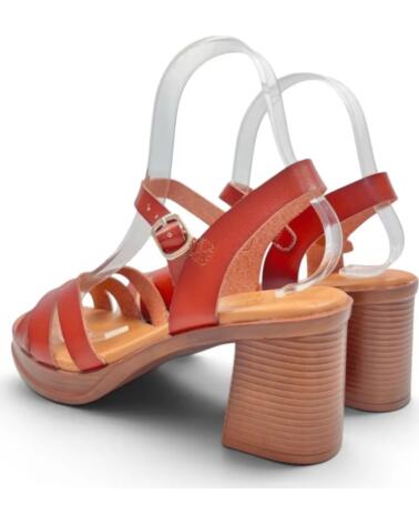 TIMBOS SANDALIA TACON MUJER CAMEL 133286 MARRóN