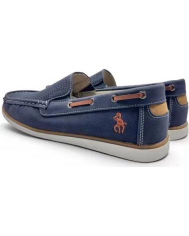TIMBOS MOCASIN COMODO PICADO DE HOMBRE MARINO 133219 AZUL