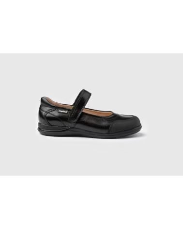 ANGELITOS MOCASIN COLEGIAL CHAROL ANTIFAZ TALLAS 22 A 41 MODELO 462 NEGRO