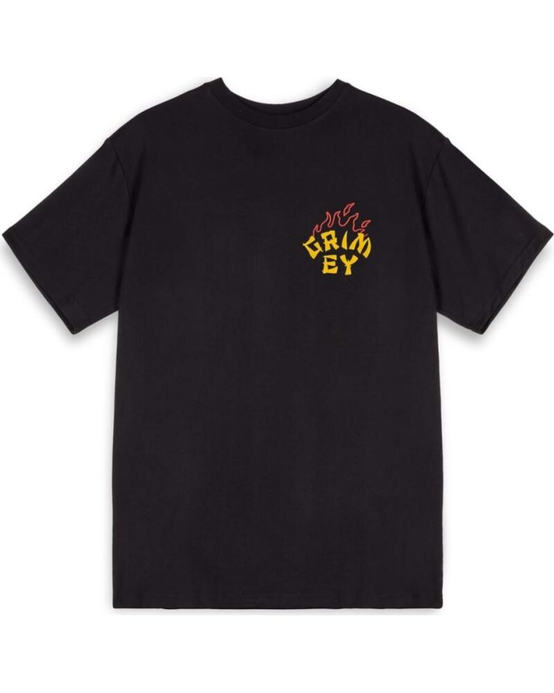 GRIMEY CAMISETA GA703-BLK MANGA CORTA DRAGON NEGRO
