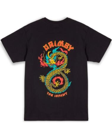 GRIMEY CAMISETA GA703-BLK MANGA CORTA DRAGON NEGRO