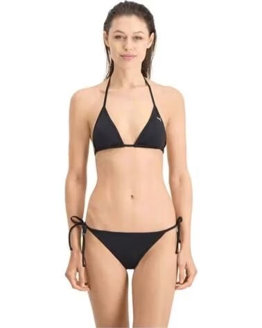 PUMA BIKINI-SLIP MIT SEITLICHER SCHNÜRUNG NEGRO