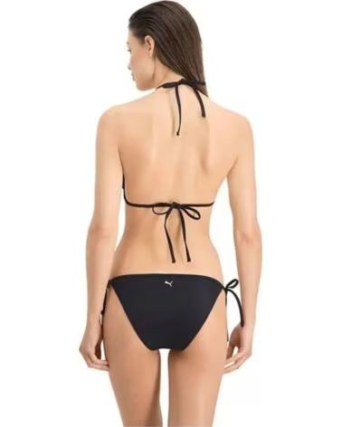 PUMA BIKINI-SLIP MIT SEITLICHER SCHNÜRUNG NEGRO