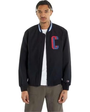 CHAMPION CHAQUETA 218733-KK001 ESTILO BOMBER NEGRO
