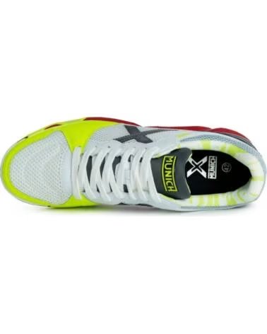 SCARPE DA CALCIO A 5 MUNICH 3071060 BIANCO GIALLO MULTI