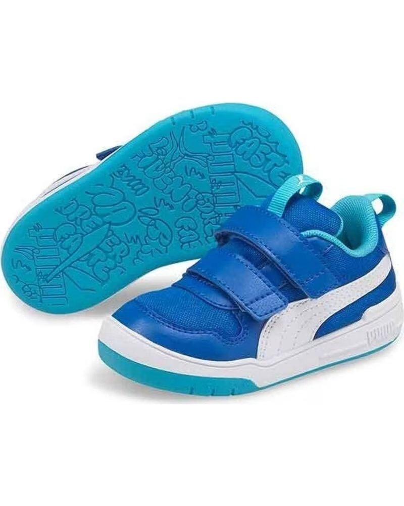 PUMA BASKETS 380846-06 POUR ENFANTS AVEC FERMETURE VELCRO AZUL