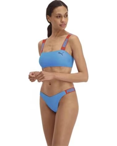 PUMA BAS DE BIKINI AVEC LOGO AZUL