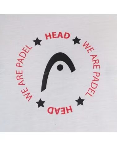 HEAD CAMISETA 811651 TÉCNICA DE PÁDEL PARA HOMBRE BLANCO