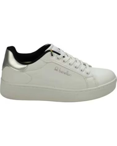 BENETTON BTW224200 SNEAKER FÜR DAMEN IN WEISS BLANCO