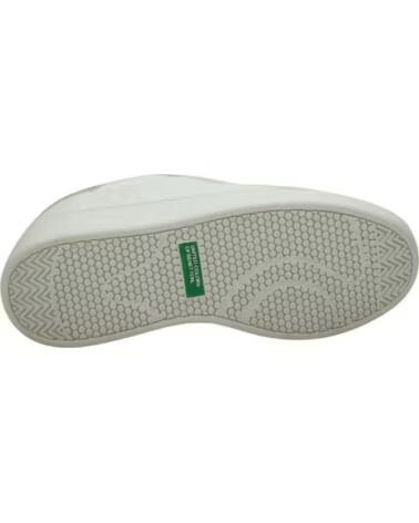 BENETTON BTW224200 SNEAKER FÜR DAMEN IN WEISS BLANCO