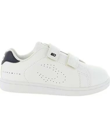 Zapatillas deporte de Niña y Niño JOHN SMITH CORUMVEL 18V BLANCO Y AZUL MARINO
