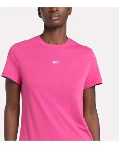 REEBOK T-SHIRT À MANCHES COURTES POUR FEMME ROSA