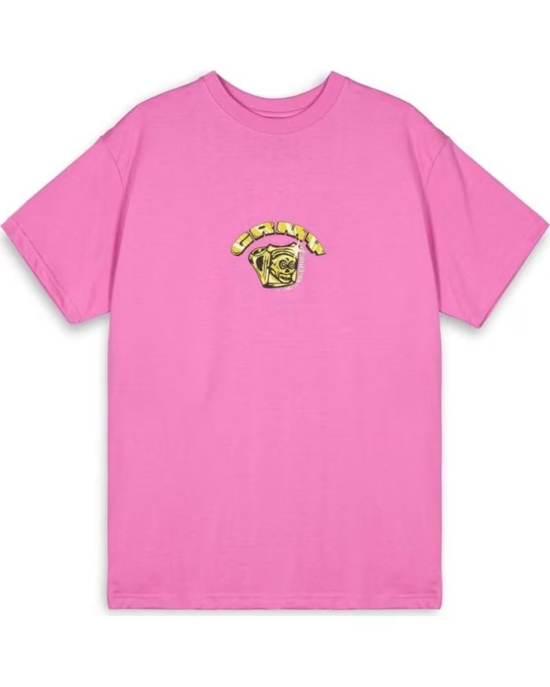 GRIMEY T-SHIRT MIT GRAFIKDRUCK IN ROSA