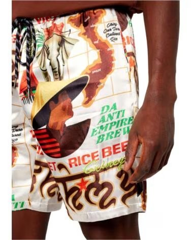 GRIMEY BAÑADOR GPSS179-WHT ESTAMPADO MULTICOLOR