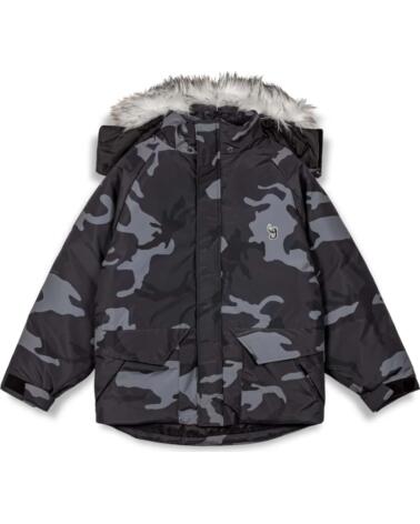 GRIMEY PARKA GPARK166-BLK DE CAMUFLAJE GRIS