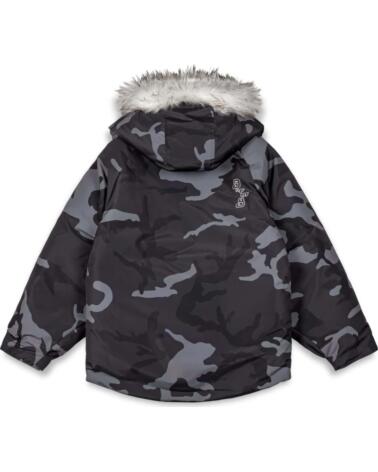 GRIMEY PARKA GPARK166-BLK DE CAMUFLAJE GRIS