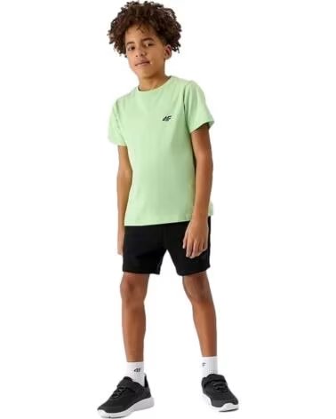 4F PANTALON CORTO EN PARA NINOS NEGRO