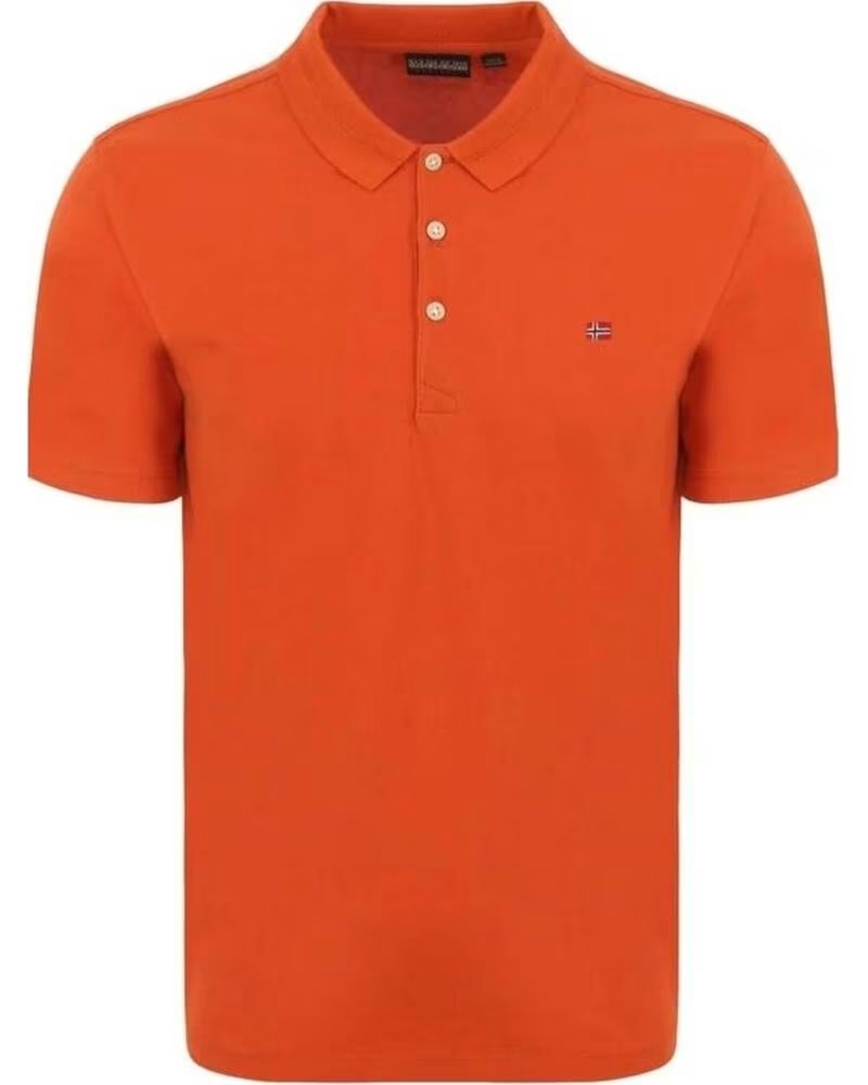NAPAPIJRI POLO MANICA CORTA NP0A4H8BA621 DA UOMO ARANCIONE NARANJA