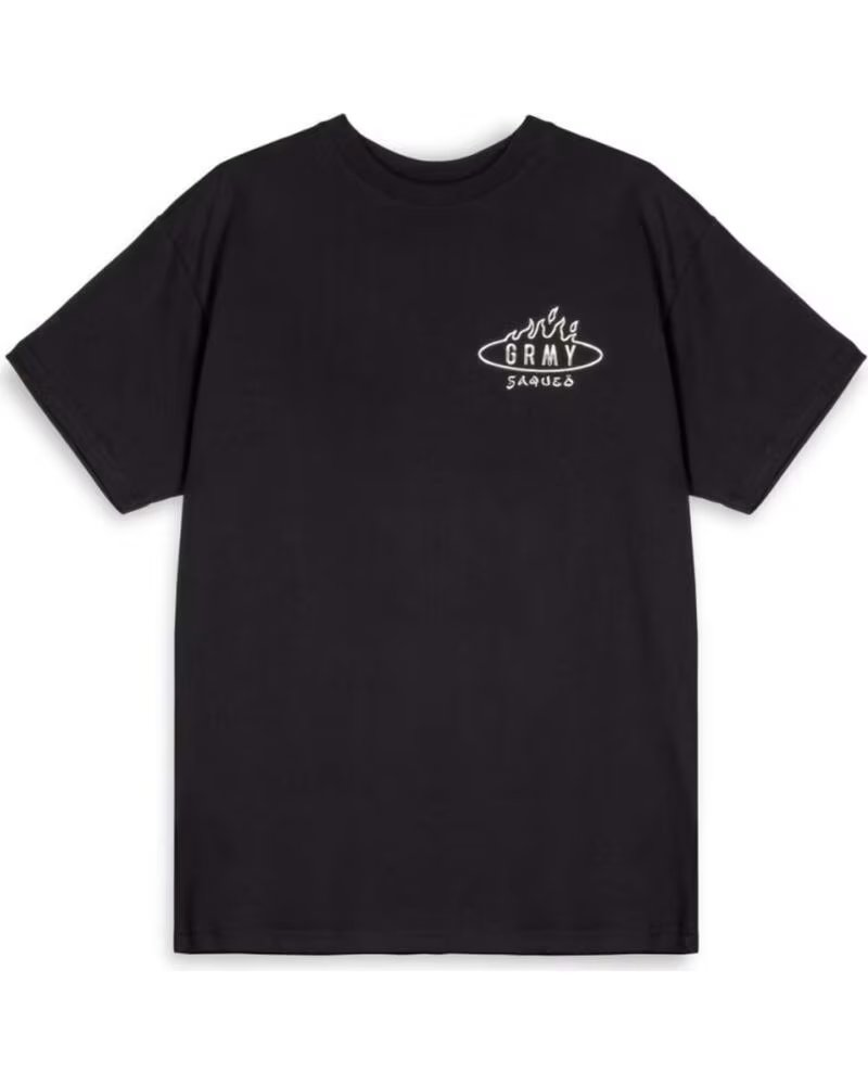 GRIMEY T-SHIRT REGULAR TEE NOIR NEGRO
