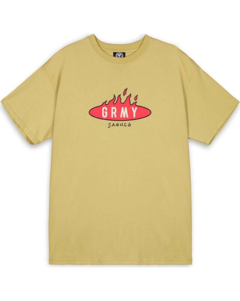 GRIMEY CAMISETA GA709-KHA MANGA CORTA AMARILLO