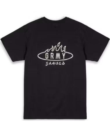 GRIMEY T-SHIRT REGULAR TEE NOIR NEGRO