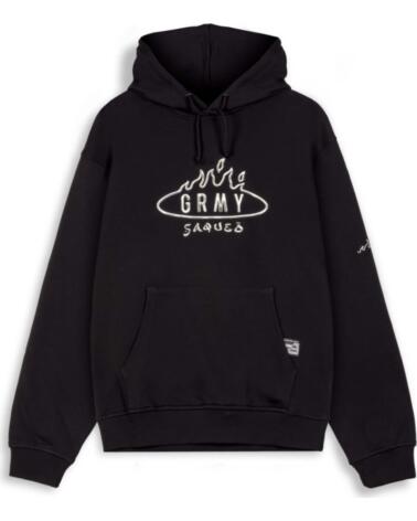 GRIMEY SUDADERA CON CAPUCHA GCH600-BLK UNISEX NEGRO