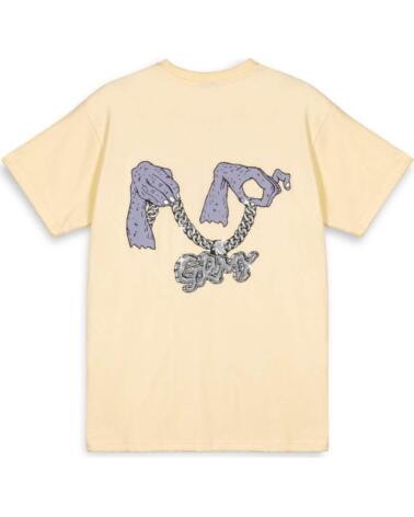 GRIMEY CAMISETA GA711-CRM MANGA CORTA BEIGE
