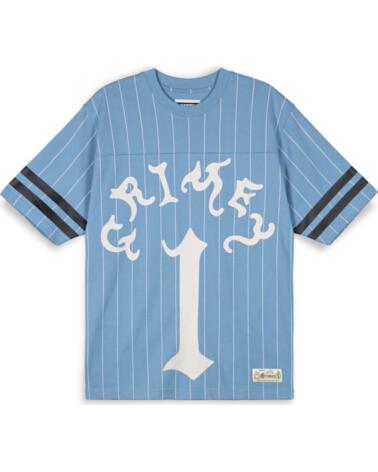 GRIMEY CAMISETA DE FÚTBOL GFJ111-BLU DE ESTILO URBANO AZUL
