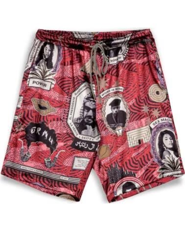 PANTALONCINI STAMPATI GRIMEY ROSSO ROJO
