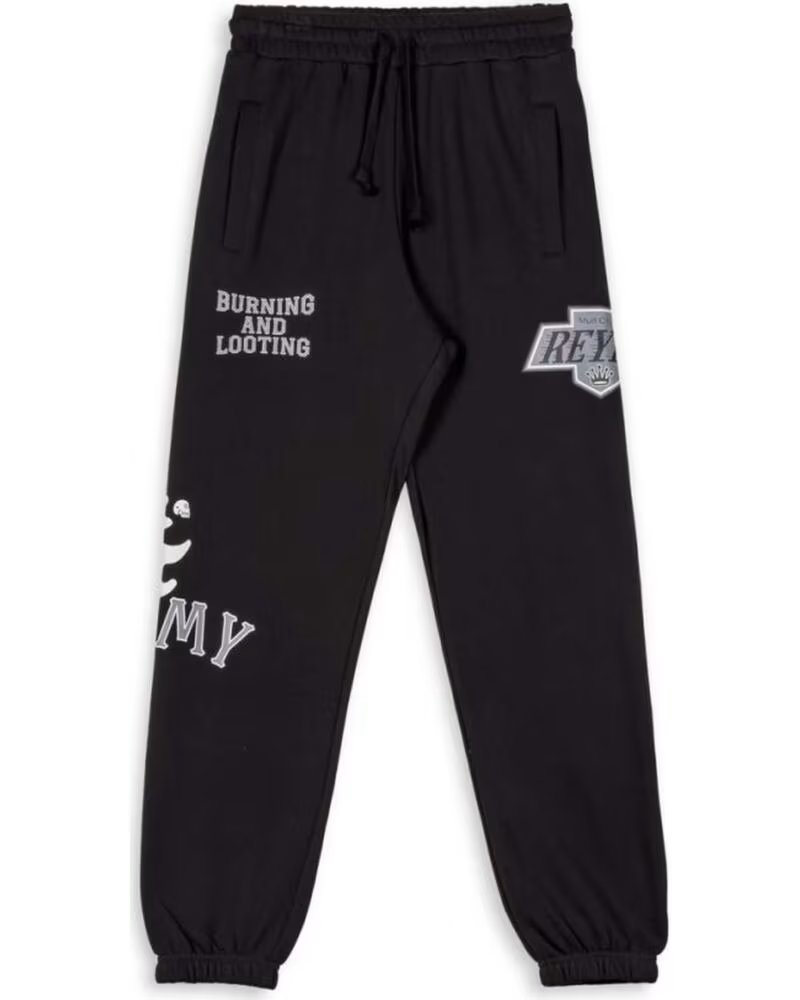GRIMEY PANTALÓN GRTS259-BLK UNISEX NEGRO