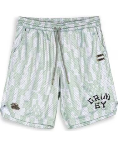 GRIMEY PANTALÓN CORTO GRBS185-WHT ESTAMPADO AZUL