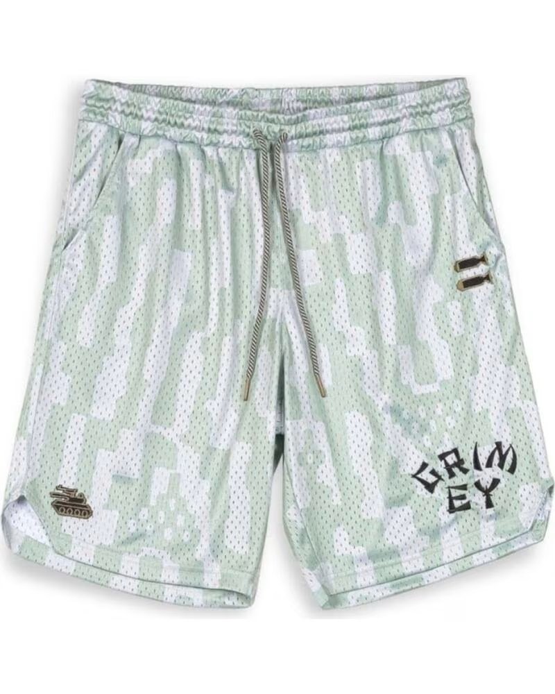 GRIMEY PANTALÓN CORTO GRBS185-WHT ESTAMPADO AZUL
