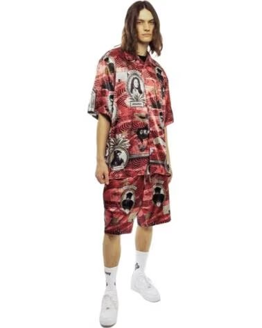 PANTALONCINI STAMPATI GRIMEY ROSSO ROJO