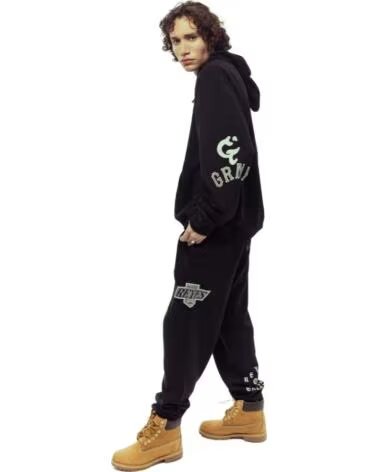 GRIMEY PANTALÓN GRTS259-BLK UNISEX NEGRO