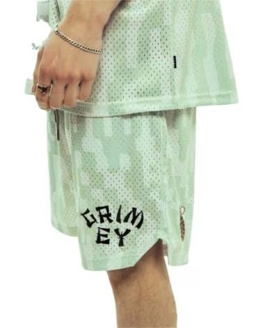 GRIMEY PANTALÓN CORTO GRBS185-WHT ESTAMPADO AZUL