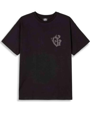 GRIMEY CAMISETA GA713-BLK MANGA CORTA NEGRA